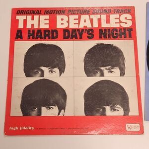 The Beatles A Hard Day's Night Original Motion Picture Sound Track Vintage Vinyl